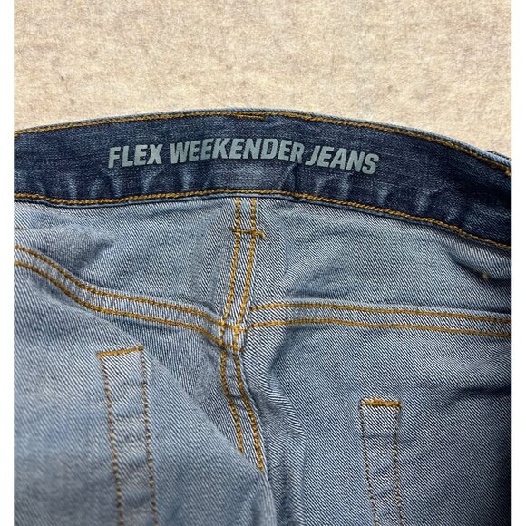 Duluth Trading Co. Flex Weekend Jeans Medium Wash Straight Leg Denim 46 X 30 - Picture 6 of 9